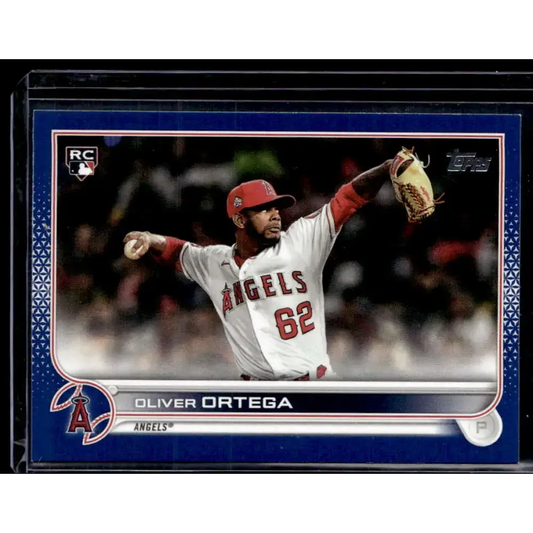 2022 Topps #554 Oliver Ortega Royal Blue NM-MT - Baseball Card Single