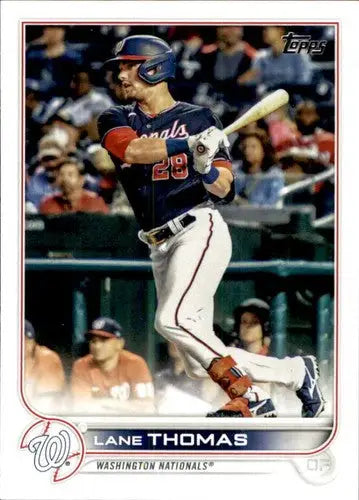 2022 Topps #555 Lane Thomas NM-MT Nationals - Baseball Card Single