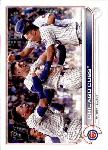 Original gloss Chicago Cubs baseball card featuring Simply Sandoval from 2022 Topps #585