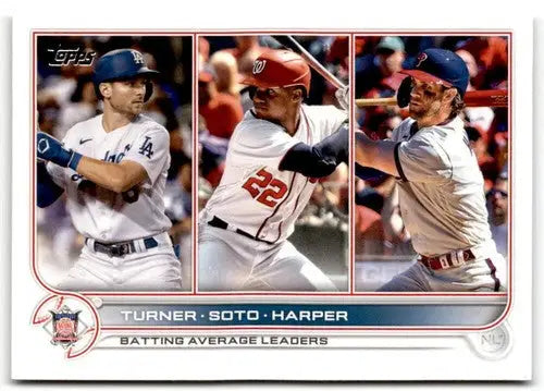 2022 Topps #59 Turner/Soto/Harper NM-MT ID:40870 - Baseball Card Single