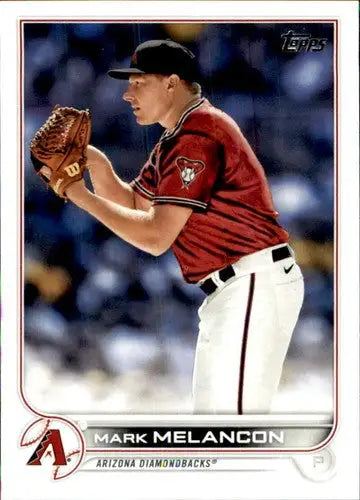 2022 Topps Mark Melancon baseball card with original gloss NM-MT Diamondbacks ID 44063