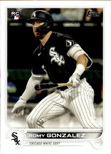 Romy Gonzalez baseball card with original gloss from 2022 Topps #595 NM-MT rookie