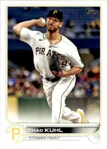 2022 Topps Chad Kuhl NM-MT Pirates baseball card with original gloss