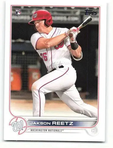 2022 Topps #61 Jakson Reetz NM-MT RC Rookie Nationals ID:47581 - Baseball Card Single