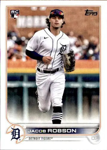 2022 Topps #623 Jacob Robson NM-MT RC Rookie Tigers ID:44225 - Baseball Card Single