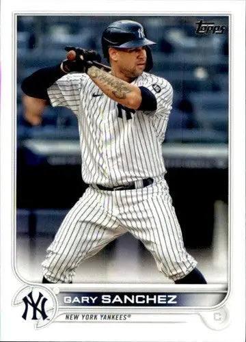 2022 Topps #625 Gary Sanchez NM-MT Yankees ID:44226 - Baseball Card Single