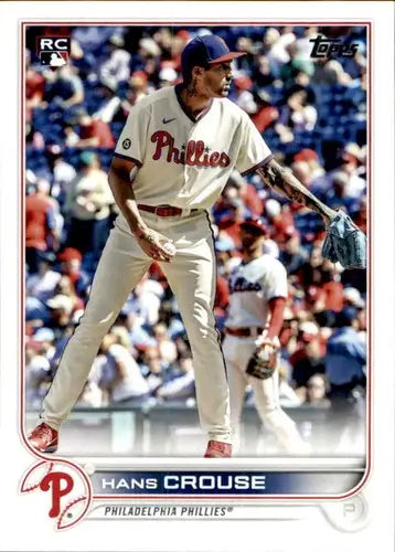 2022 Topps #642 Hans Crouse NM-MT RC Rookie Phillies ID:43928 - Baseball Card Single