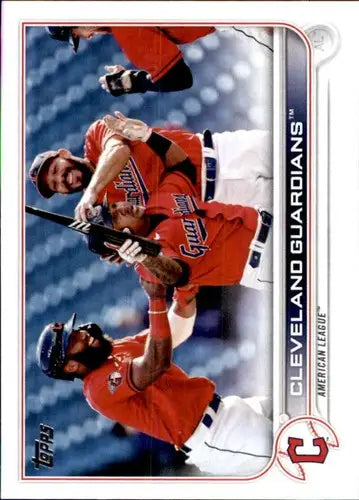 2022 Topps #643 Cleveland Guardians NM-MT Guardians ID:44228 - Baseball Card Single