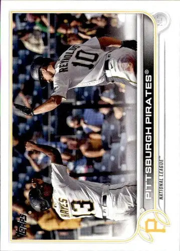 Baseball trading card featuring two Pittsburgh Pirates players with original gloss NM-MT