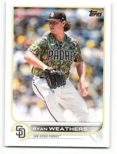 2022 Topps #70 Ryan Weathers NM-MT Padres ID:40877 - Baseball Card Single