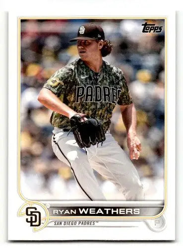 2022 Topps #70 Ryan Weathers NrMt-Mt ID:47225 - Baseball Card Single