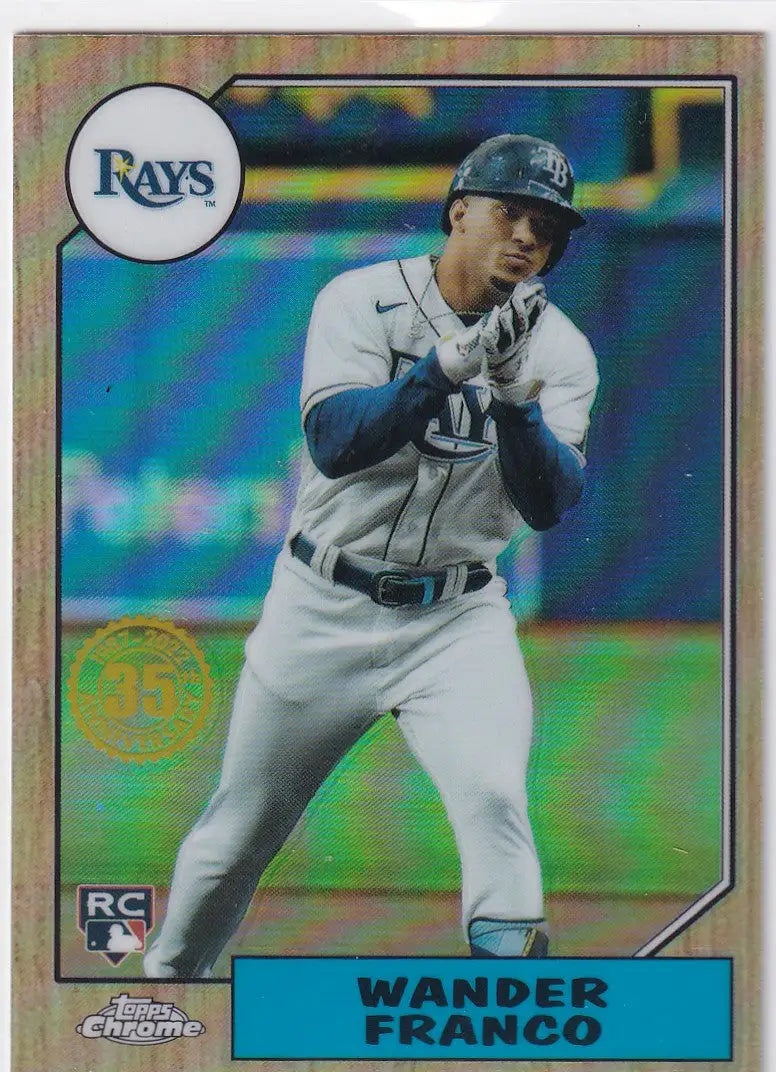 2022 TOPPS #87BC-13 WANDER FRANCO- TAMPA BAY RAYS - Baseball Card Single