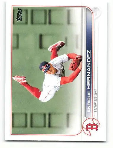 2022 Topps #90 Enrique Hernandez NM-MT Red Sox ID:40562 - Baseball Card Single