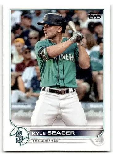 Original gloss 2022 Topps Kyle Seager NM-MT Mariners baseball card image