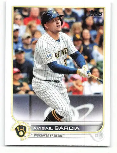 2022 Topps Avisail Garcia baseball card with original gloss, typically sells well