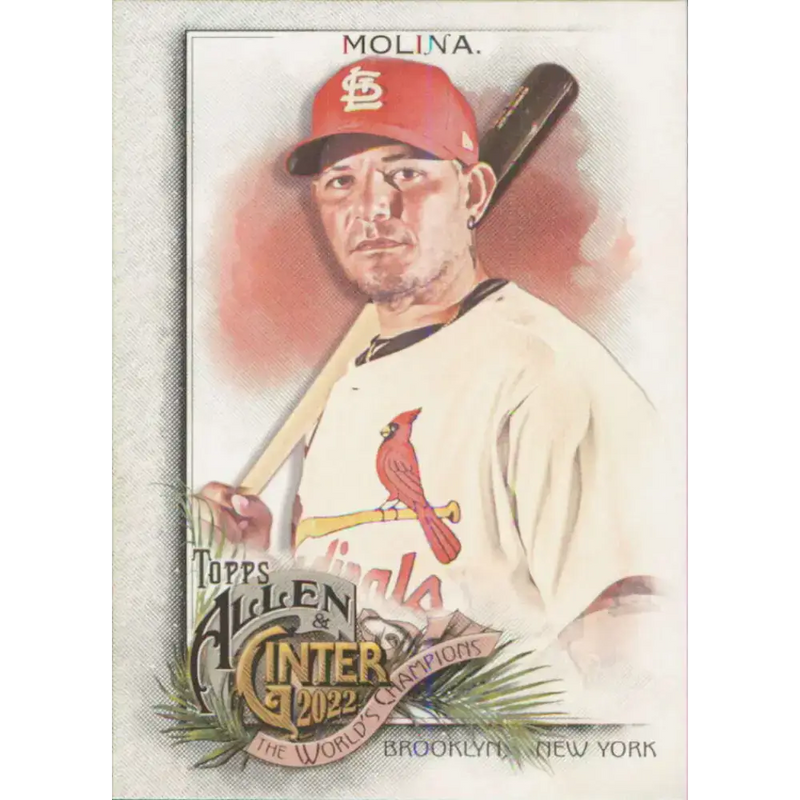 2022 Topps Allen and Ginter #1 Yadier Molina NM-MT St. Louis Cardinals Baseball Card - Baseball Card Single
