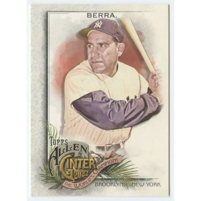 2022 Topps Allen and Ginter #114 Yogi Berra NM-MT New York Yankees Baseball Card - Baseball Card Single