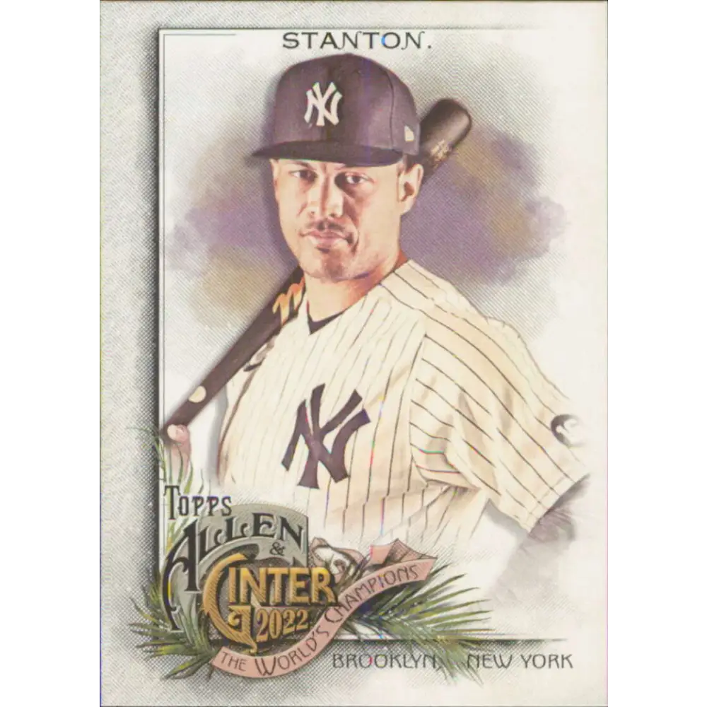 2022 Topps Allen and Ginter #13 Giancarlo Stanton NM-MT New York Yankees Baseball Card  Image 1
