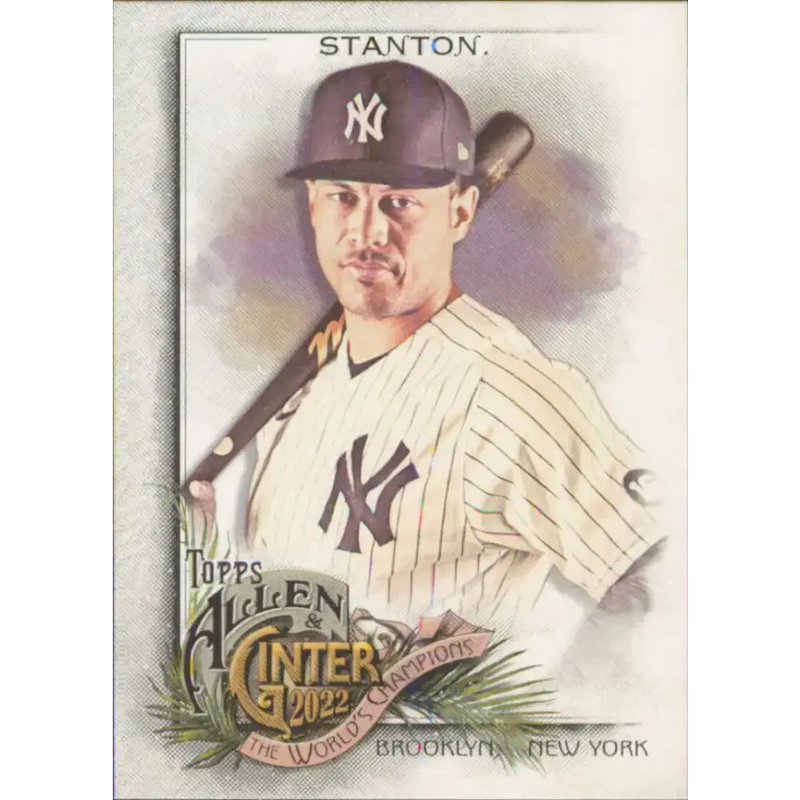 2022 Topps Allen and Ginter #13 Giancarlo Stanton NM-MT New York Yankees Baseball Card - Baseball Card Single