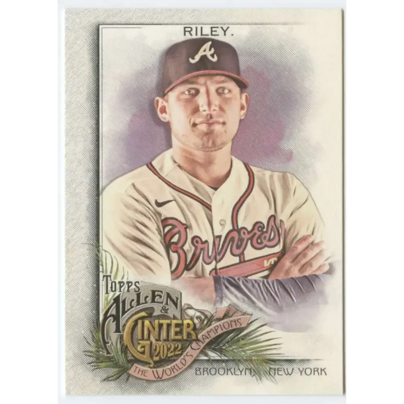 2022 Topps Allen and Ginter #135 Austin Riley NM-MT Atlanta Braves Baseball Card - Baseball Card Single