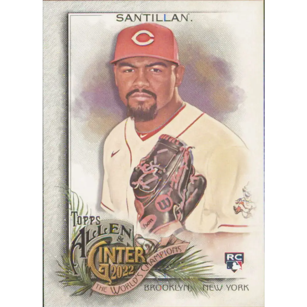 2022 Topps Allen and Ginter #158 Tony Santillan NM-MT RC Rookie Cincinnati Reds Baseball Card  Image 1