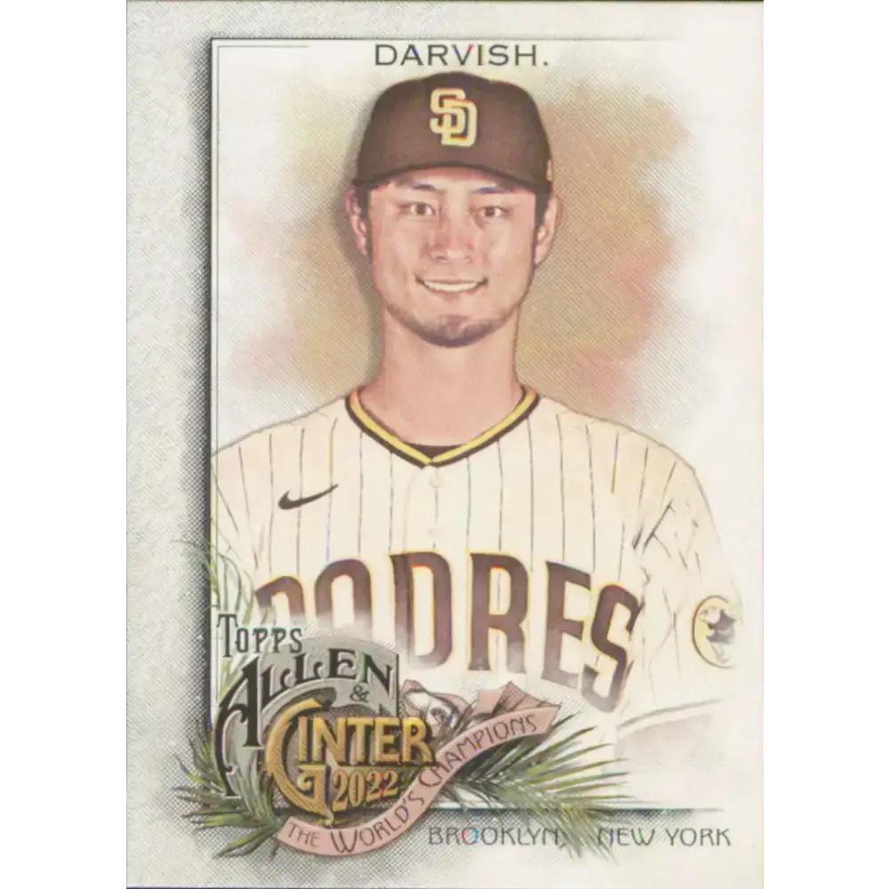 2022 Topps Allen and Ginter #161 Yu Darvish NM-MT San Diego Padres Baseball Card - Baseball Card Single