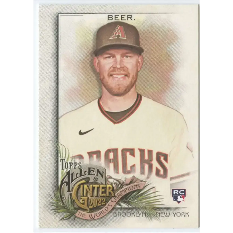 2022 Topps Allen and Ginter #162 Seth Beer NM-MT RC Rookie Arizona Diamondbacks Baseball Card - Baseball Card Single