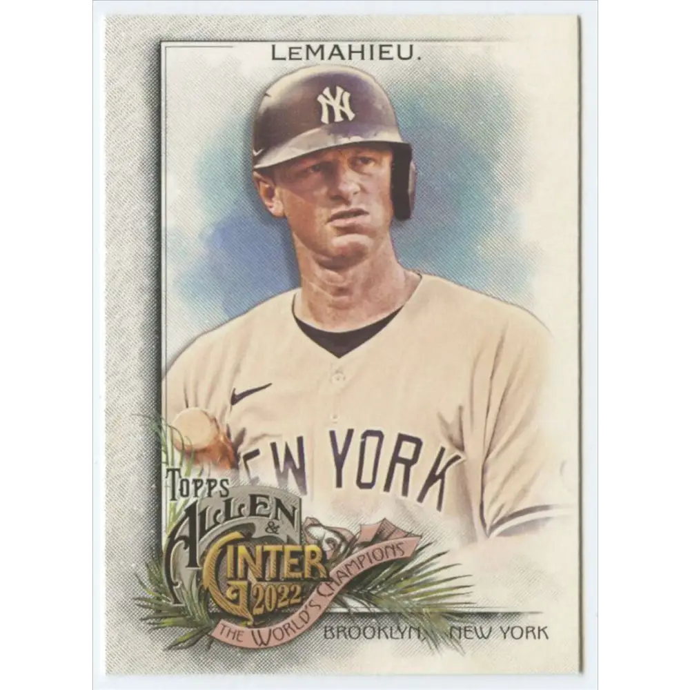 2022 Topps Allen and Ginter #164 DJ LeMahieu NM-MT New York Yankees Baseball Card  Image 1