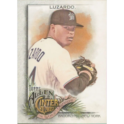 2022 Topps Allen and Ginter #183 Jesus Luzardo NM-MT Miami Marlins Baseball Card  Image 1
