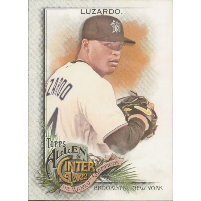 2022 Topps Allen and Ginter #183 Jesus Luzardo NM-MT Miami Marlins Baseball Card - Baseball Card Single