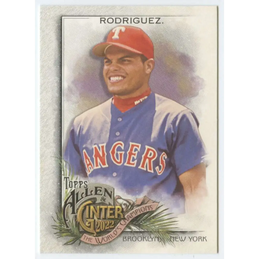 2022 Topps Allen and Ginter #19 Ivan Rodriguez NM-MT Texas Rangers Baseball Card  Image 1