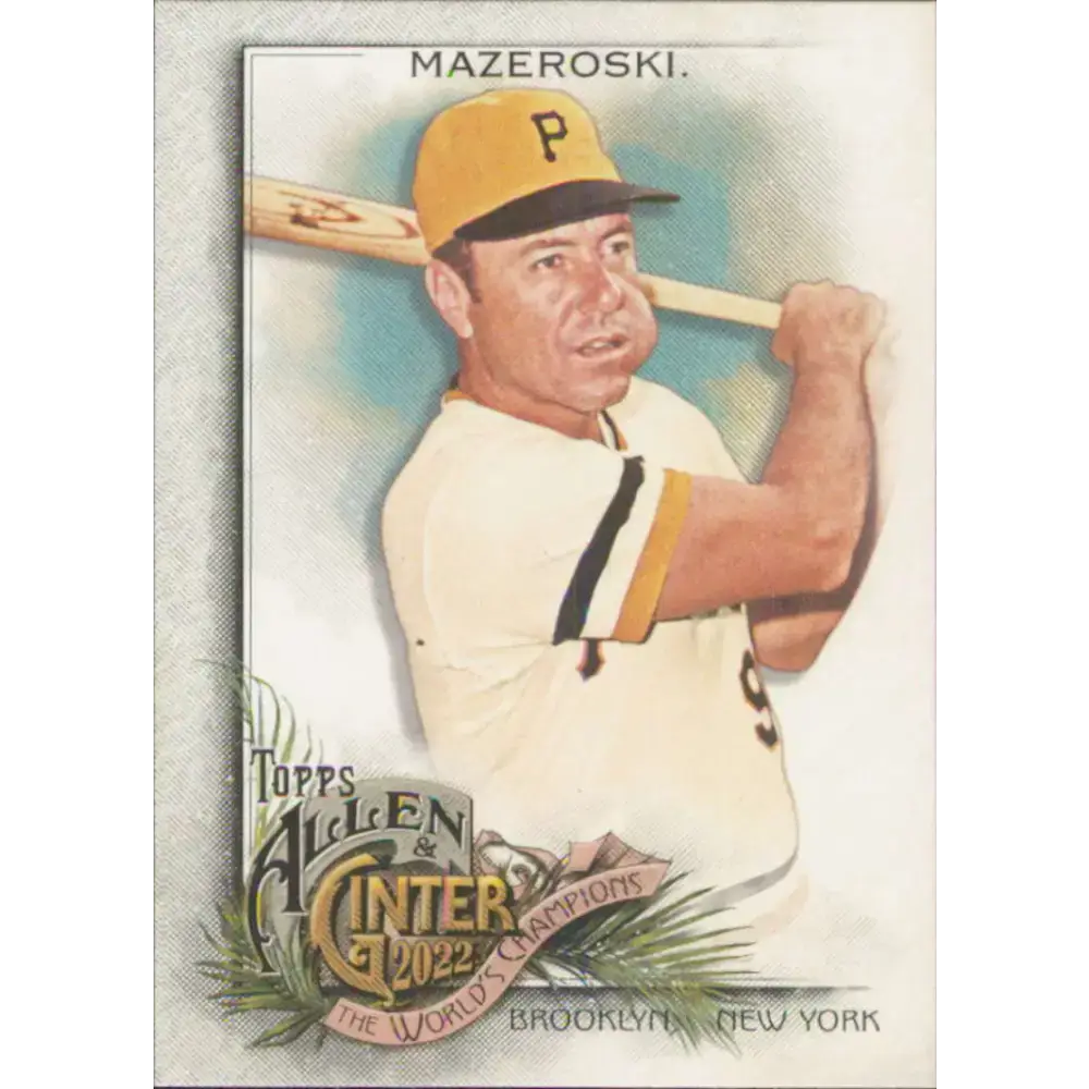 2022 Topps Allen and Ginter #192 Bill Mazeroski NM-MT Pittsburgh Pirates Baseball Card - Baseball Card Single