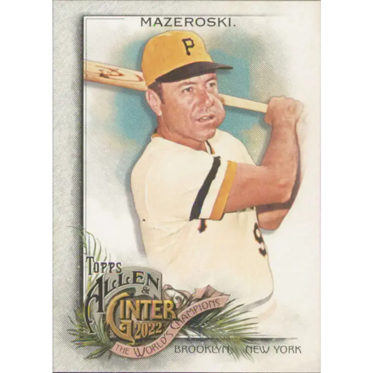 2022 Topps Allen and Ginter #192 Bill Mazeroski NM-MT Pittsburgh Pirates Baseball Card - Baseball Card Single