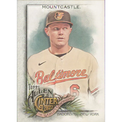 2022 Topps Allen and Ginter #199 Ryan Mountcastle NM-MT Baltimore Orioles Baseball Card  Image 1