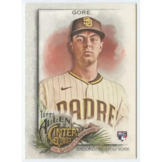 2022 Topps Allen and Ginter #228 MacKenzie Gore NM-MT RC Rookie San Diego Padres Baseball Card - Baseball Card Single