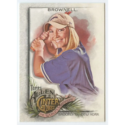 2022 Topps Allen and Ginter #254 Kate Brownell NM-MT Baseball Card  Image 1