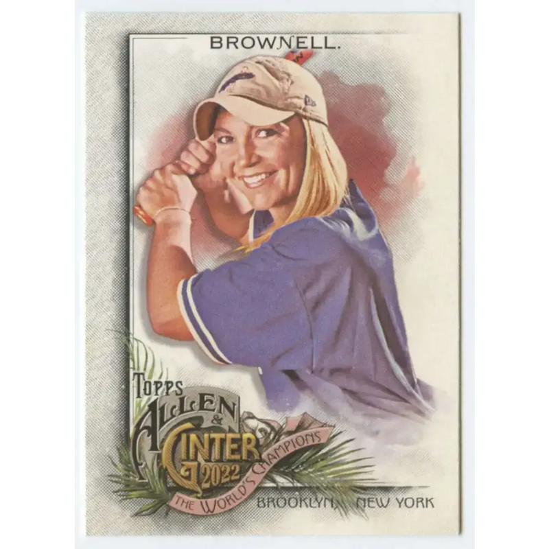 2022 Topps Allen and Ginter #254 Kate Brownell NM-MT Baseball Card - Baseball Card Single