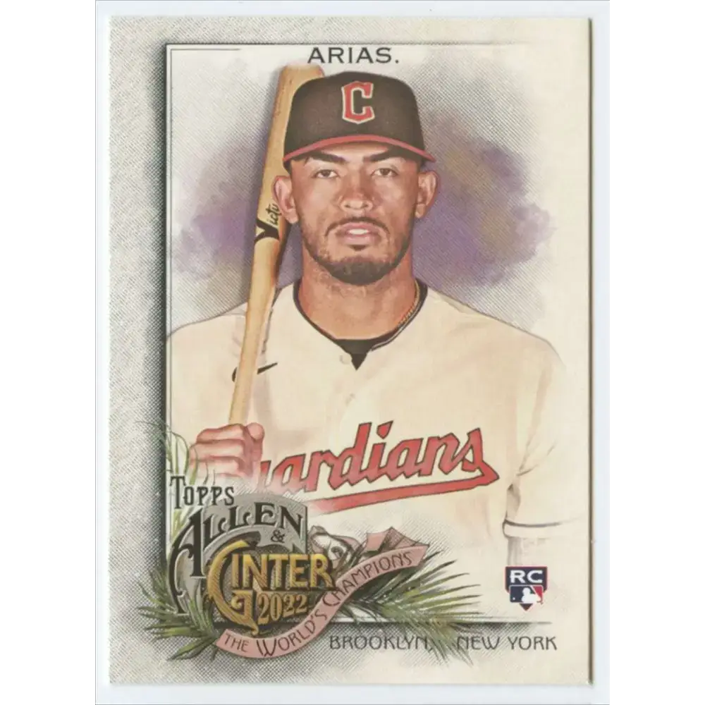2022 Topps Allen and Ginter #264 Gabriel Arias NM-MT RC Rookie Cleveland Guardians Baseball Card - Baseball Card Single