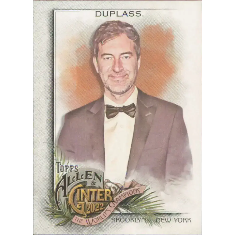 2022 Topps Allen and Ginter #282 Mark Duplass NM-MT Baseball Card - Baseball Card Single
