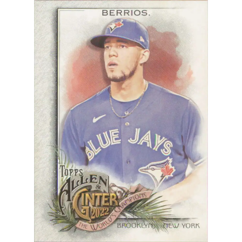 2022 Topps Allen and Ginter #286 Jose Berrios NM-MT Toronto Blue Jays Baseball Card  Image 1