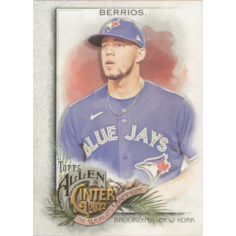 2022 Topps Allen and Ginter #286 Jose Berrios NM-MT Toronto Blue Jays Baseball Card - Baseball Card Single