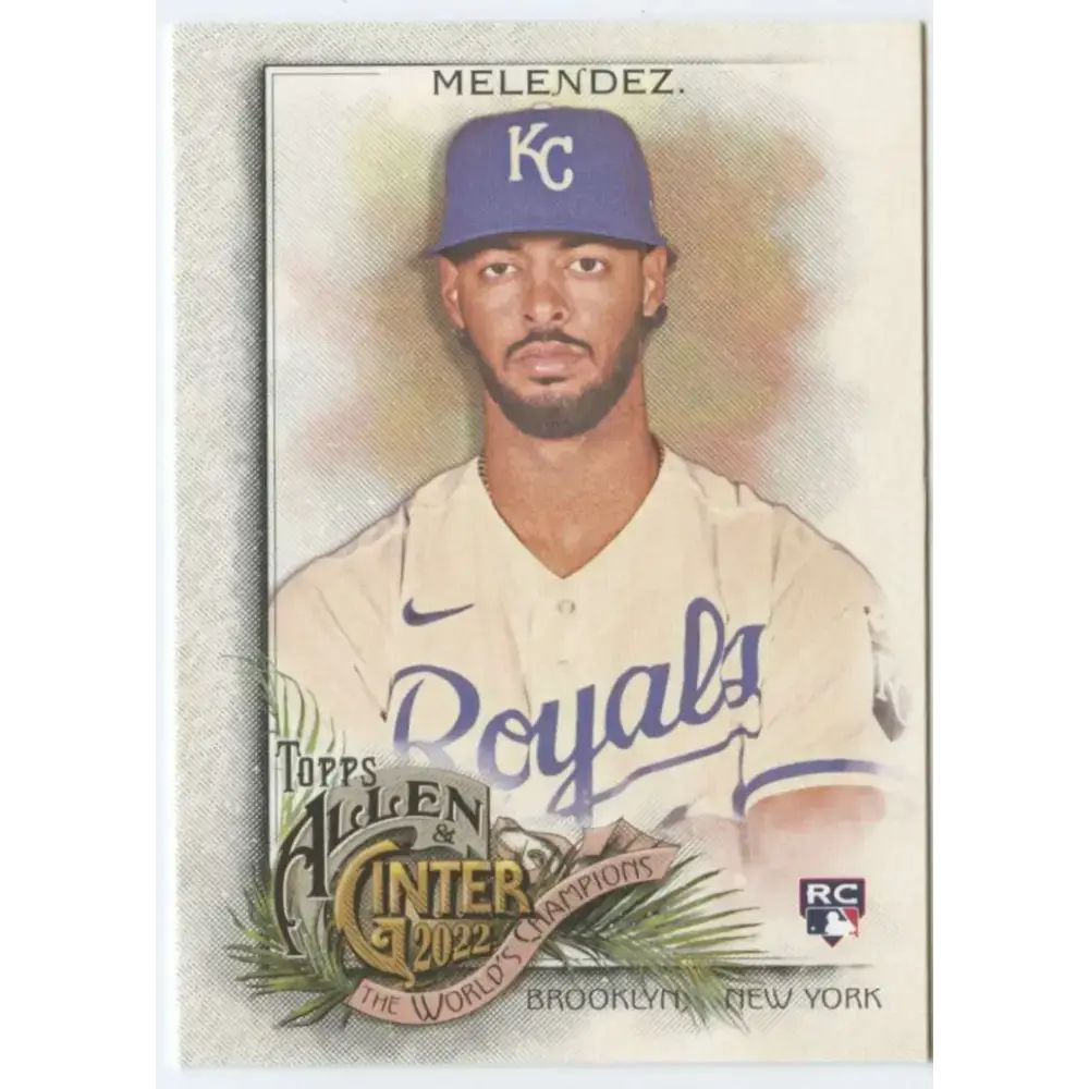 2022 Topps Allen and Ginter #289 MJ Melendez NM-MT RC Rookie Kansas City Royals Baseball Card - Baseball Card Single