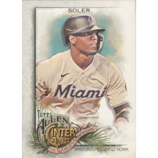 2022 Topps Allen and Ginter #301 Jorge Soler NM-MT Miami Marlins Baseball Card  Image 1