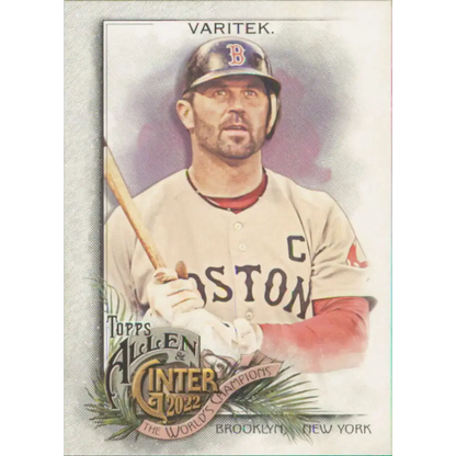 2022 Topps Allen and Ginter #314 Jason Varitek NM-MT Boston Red Sox Baseball Card  Image 1