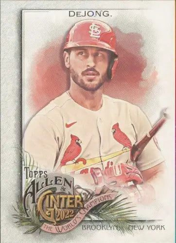 Original gloss Baseball card 2022 Topps Allen and Ginter Paul DeJong Cardinals NM-MT