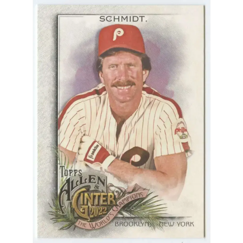 2022 Topps Allen and Ginter #41 Mike Schmidt NM-MT Philadelphia Phillies Baseball Card - Baseball Card Single