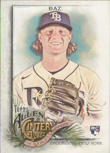 2022 Topps Allen and Ginter Shane Baz rookie baseball card with original gloss