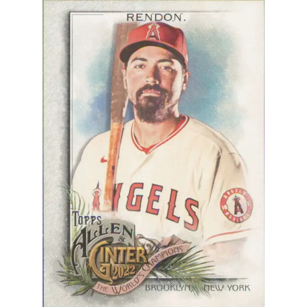 2022 Topps Allen and Ginter #88 Anthony Rendon NM-MT Los Angeles Angels Baseball Card - Baseball Card Single