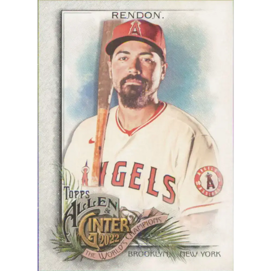 2022 Topps Allen and Ginter #88 Anthony Rendon NM-MT Los Angeles Angels Baseball Card - Baseball Card Single