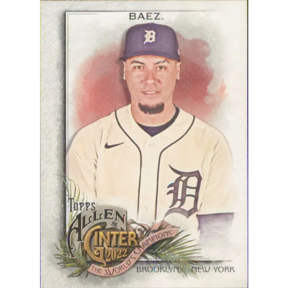 2022 Topps Allen and Ginter #90 Javier Baez NM-MT Detroit Tigers Baseball Card  Image 1
